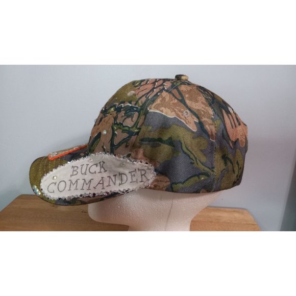 Pinky Bolle Camo Buck Commander Bling Embroidered Colorful Fashion Hat - Picture 3 of 7